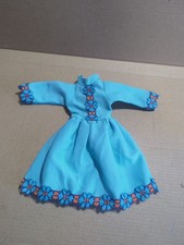 Vintage Faerie Glen Doll Blue Dress fits Sindy Barbie or similar size dolls