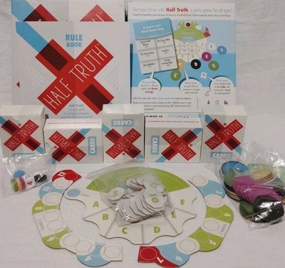 HALF TRUTH Trivia Board Game Nighthawk Games 2019 Ken Jennings Richard Garfield