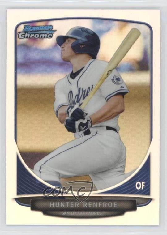 2013 Bowman Draft Draft Picks Chrome Refractor Hunter Renfroe #BDPP16 uk2