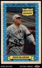1970 Rold Gold #3 John McGraw Giants MANAGER HOF 2 - GOOD