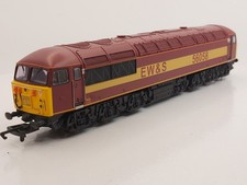 Hornby R2075 EWS Class 56 058 Diesel Loco OO Gauge Boxed In Excellent Condition