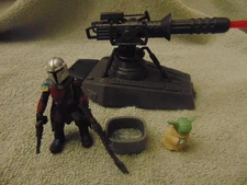 Star Wars Mission Fleet Hover E- Web Canon & Action Figure