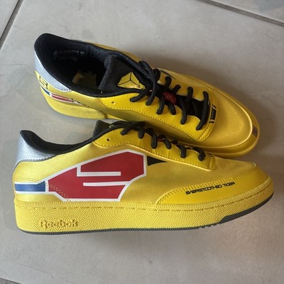 NEW REEBOK CLUB C BOLYEL COAL SILVER POWER RANGERS GW2424 Sz 9 SAMPLES RARE
