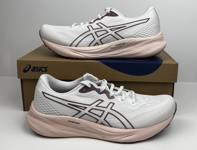 ASICS GEL-Pulse 15 Running Shoe Women s Size 9 White/Dusty Mauve 1012B593-101