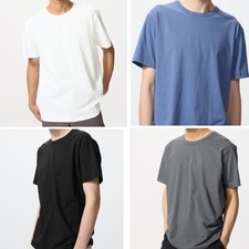 UNIQLO AIRism Cotton Crew Neck T-shirt Short Sleeve 5 colors XS-4XL Unisex JAPAN