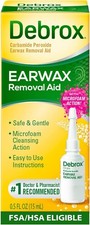 Debrox Ear Wax Removal Drops, Gentle Microfoam Remover, 0.5 Ounce