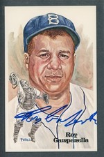 1981 Perez-Steele #111 Roy Campanella Signed Postcard JSA Authentic Auto ZZ58811