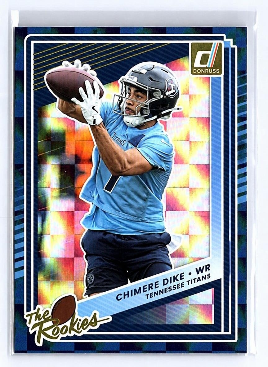 2025 Donruss #21 Chimere Dike The Rookies Tennessee Titans