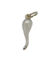 Sterling Silver Horn Of Plenty Charm Pendant Vintage c1970