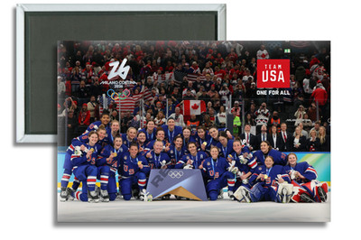 2026 Team USA Women's Hockey Winter Olympics Gold Medal Winners 2'' x 3'' Magnet