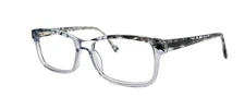 NEW CHELSEA MORGAN CM 202238 GR/BLK GRAY/BLACK AUTHENTIC EYEGLASSES 52-16-140