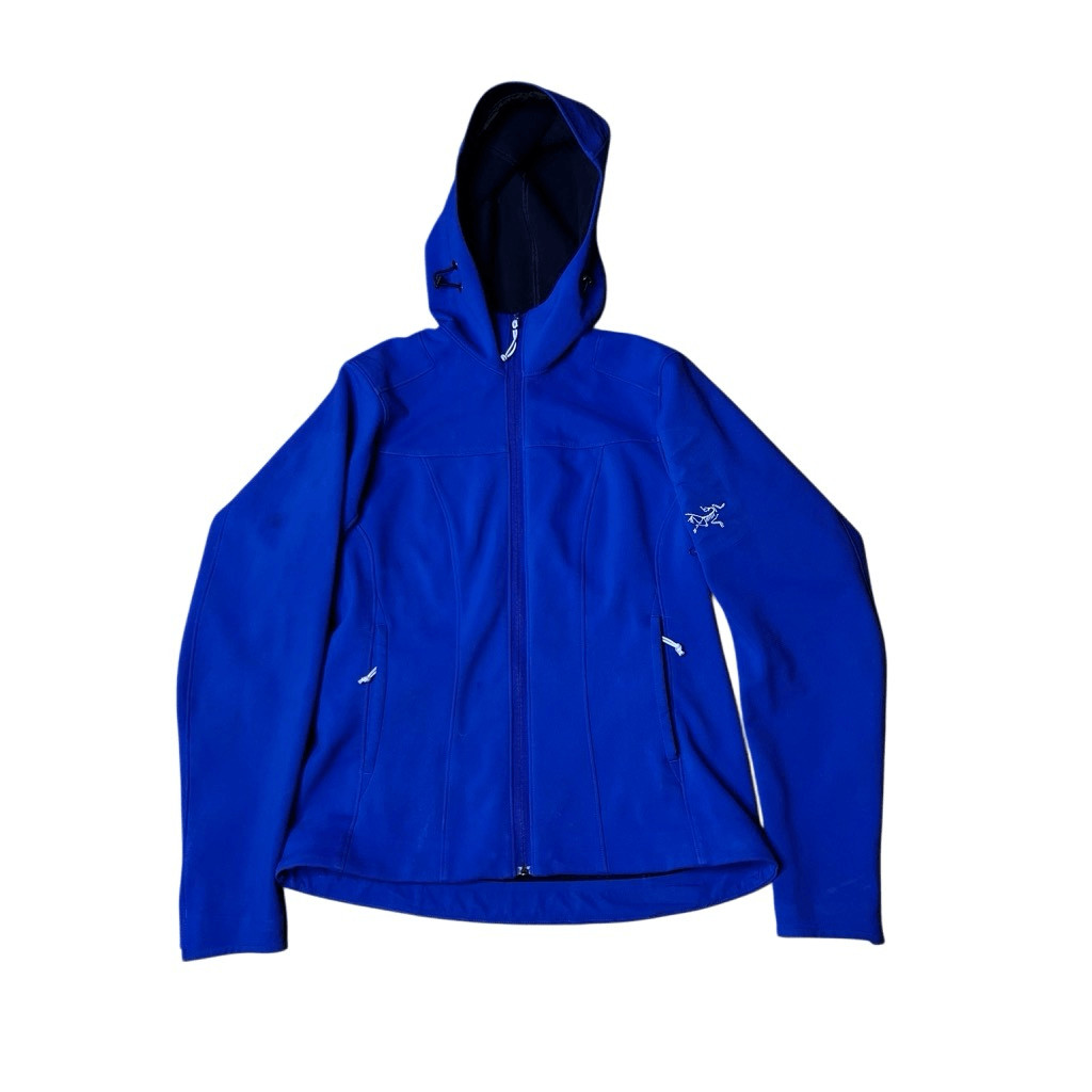 Vintage VTG Arc’teryx Bright Electric Blue Women’s Softshell Water Resistant Jac