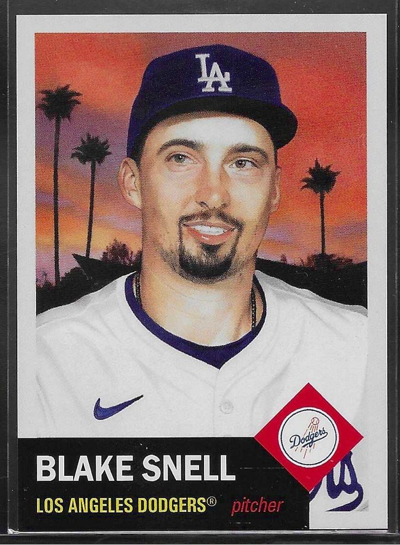 2025 Topps MLB® Living Set # 874 BLAKE SNELL Los Angeles Dodgers 1,542 Printed