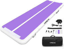 Inflatable Air Gymnastics Mats for Tumbling, 10Ft/13Ft/16Ft/20Ft Tumble Track Tu