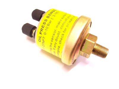 RSR Öldruckgeber Öldruck Sensor 0-10 Bar 1/8 NPT Raid Depo Öldruckanzeige Geber