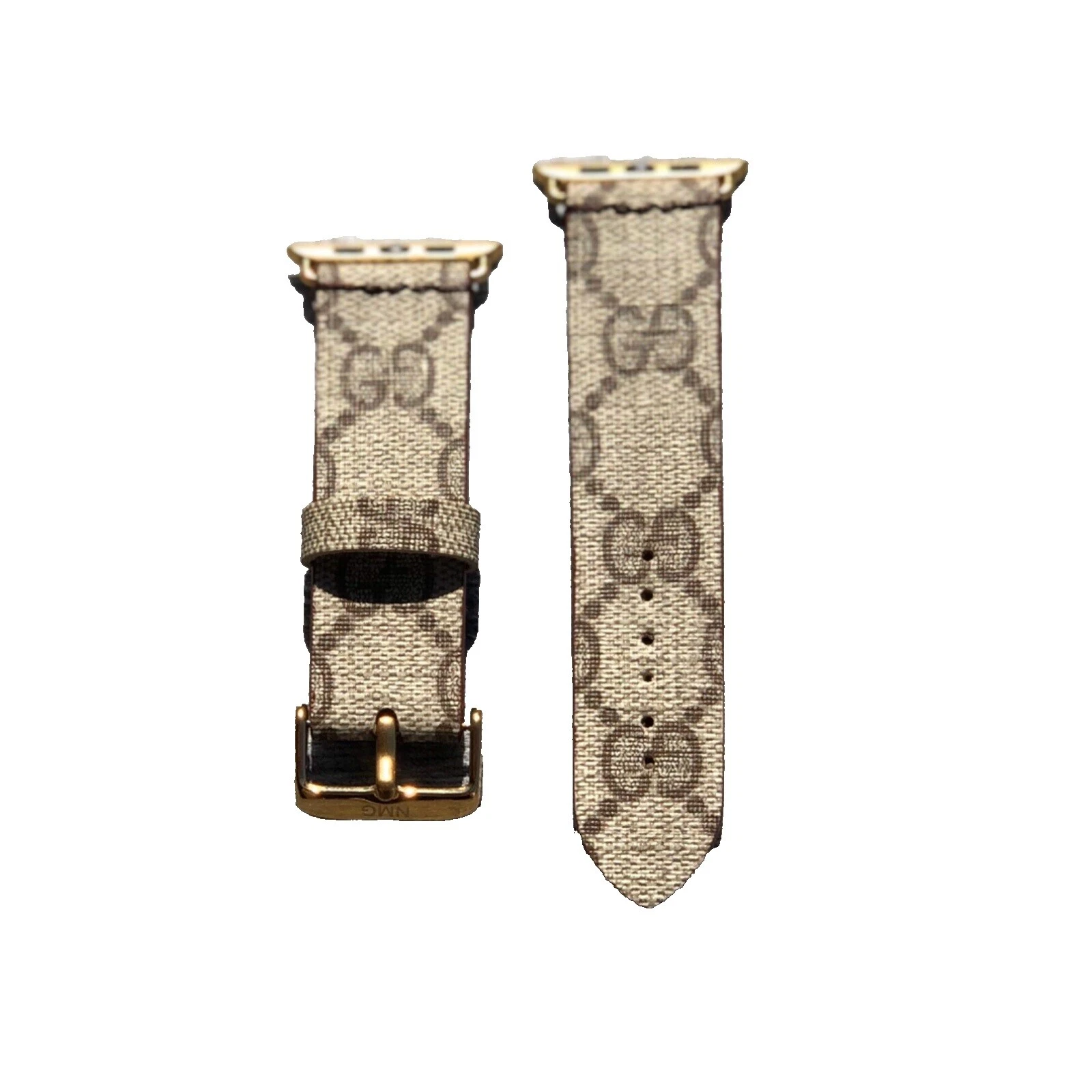 Reloj Pulsera Marrón de Lona Apple Bandas