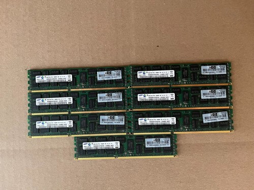(7X8GB) SAMSUNG 56GB SERVER DDR3 M393B1K70CH0-CH9Q5 2RX4 PC3-10600R D6-1(2)