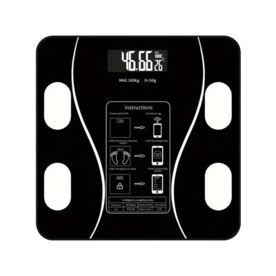 Digital Smart Body Fat Scale BMI Analyzer Weight Health Fitness Bone Mass Muscle