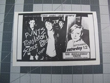 vtg punk hardcore flyer - Punts Translator Science Patrol at On Broadway DIF