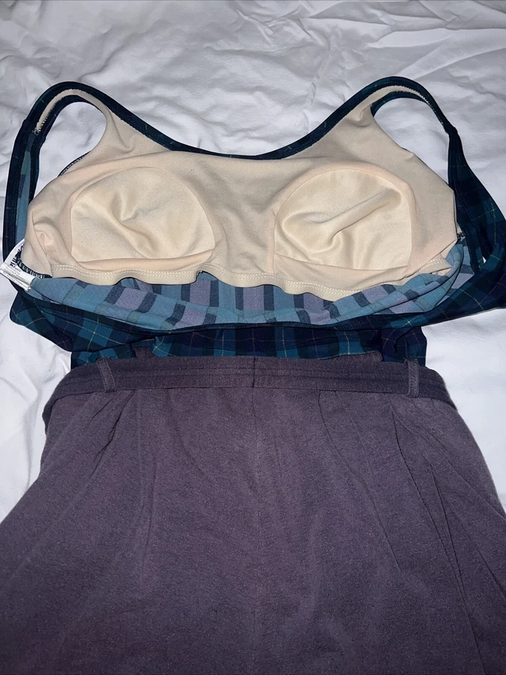 Mameluco Vintage Años 90 Talla Grande Sujetador Incorporado Playa Cabaña Foto 4 de 4