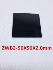 50*50*2.0mm ZWB2 UG1 UV Pass Filter Glass lens for 365nm light source