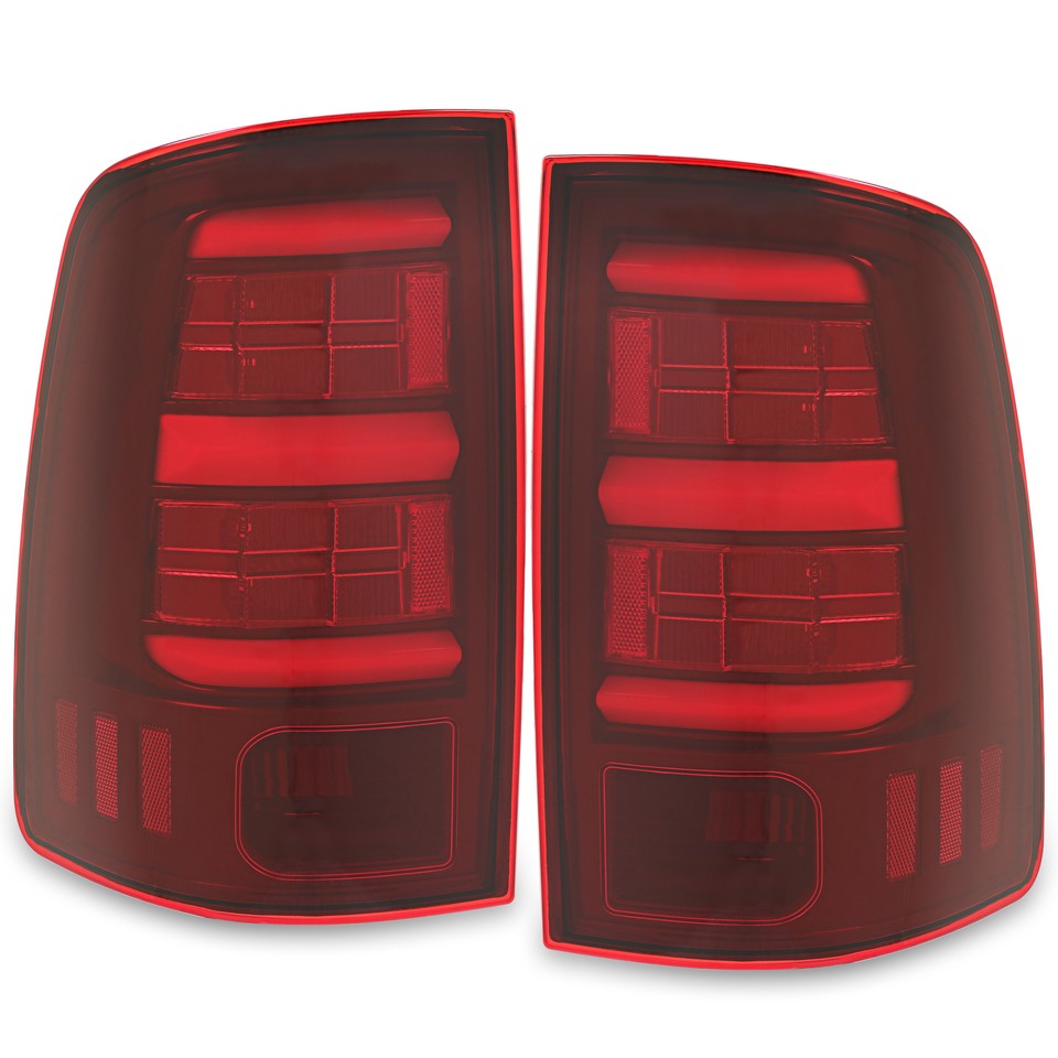 For 2009-2018 Dodge Ram 1500 10-18 Ram 2500 3500 Smoke LED Tail Lights Lamps L+R - Foto 4