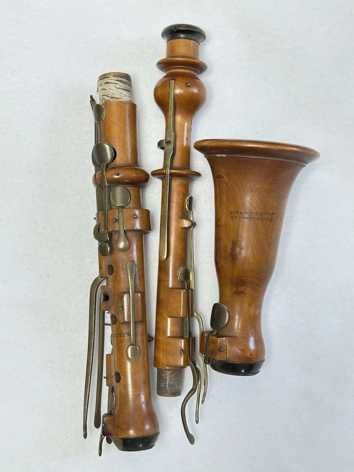 Nr. 1056 Sehr alte Oboe C. G. Breimeier Braunschweig 1800Jhd - Bild 2 von 4