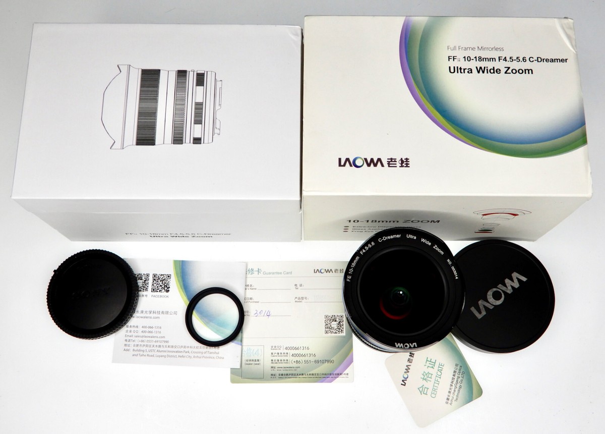 Laowa FE 10-18mm f4.5-5.6 C-Dreamer Sony E mount .......... Minty 