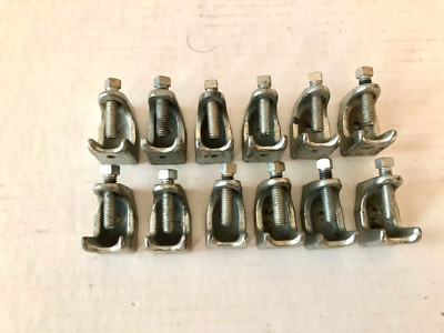 12 APPLETON 1'' BEAM CLAMPS UNUSED