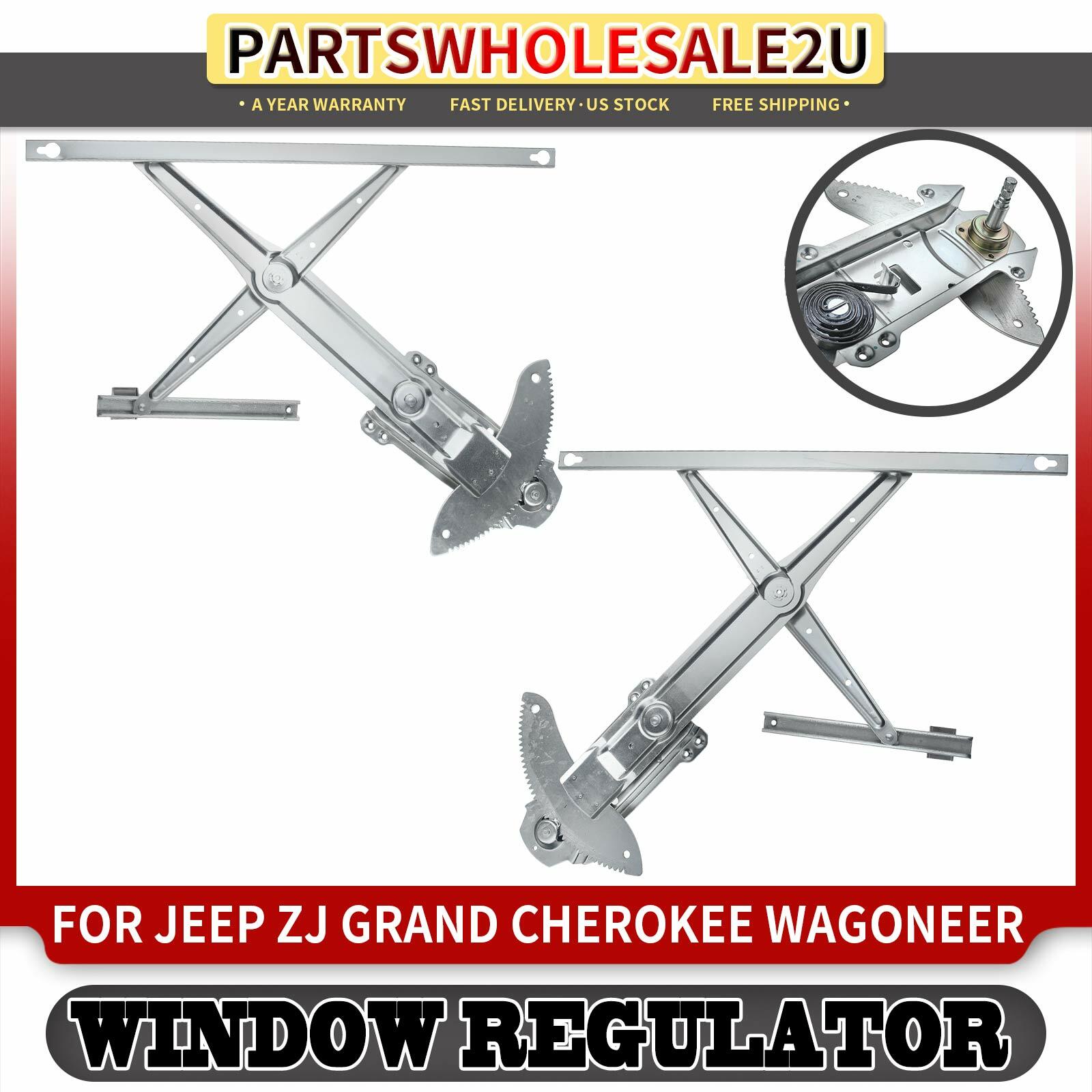 Window Regulators Set of 2 Front Left-and-Right 68111469AA, 1VQ65TZZAA