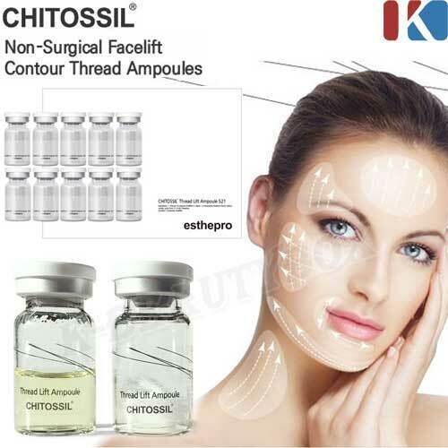 ESTHEMAX Chitossil Thread Power Lifting Ampoule Set  Best Anti-Aging Home Care - 第 1/12 張圖片