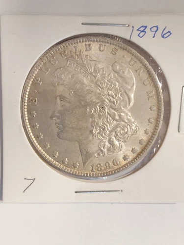 1896 P Morgan Silver Dollar Circulated VERY FINE No Mint Mark