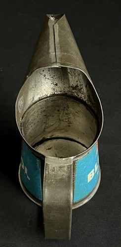 SMITHS BLUECOL ANTI FREEZE HALF PINT JUG VINTAGE GARAGE OIL POURER MEASURE CAN - Foto 9 di 13