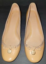 Tory Burch Tan Patent Leather Loafers Size 8M