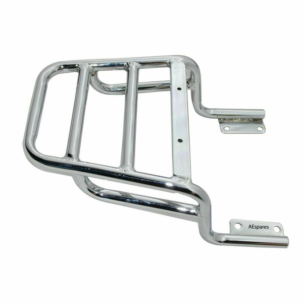 FüR Royal Enfield Interceptor 650 Hinten Rack GepäCk TräGer Stahl Chrom ECS-image