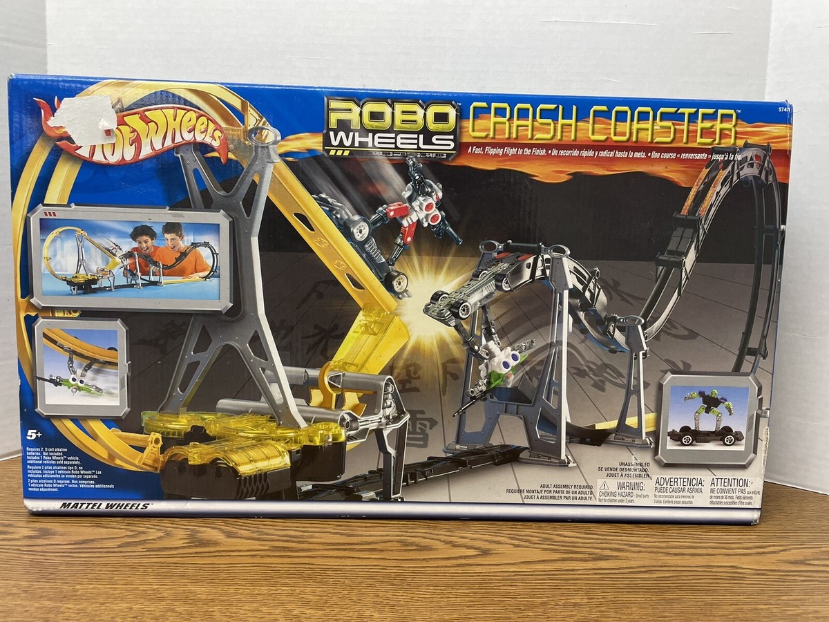 Hot Wheels Crash Playset Hot Wheels 4-Loop Crash-Out Track Set Mattel