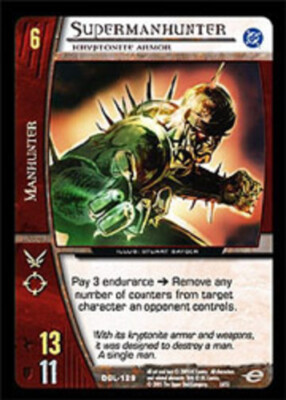 VS System: Supermanhunter, Kryptonite Armor - Foil [Played] DC Green Lantern Cor