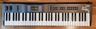 KORG X5D Music Synthesizer Keyboard Music Instruments Black Good