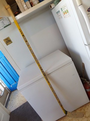 Eric Cairns Signed Game March 18 2003 Used Hockey Stick New York