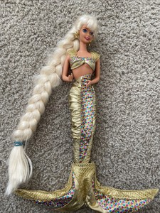 Vintage 1966 Mattel Jewel Hair Mermaid 