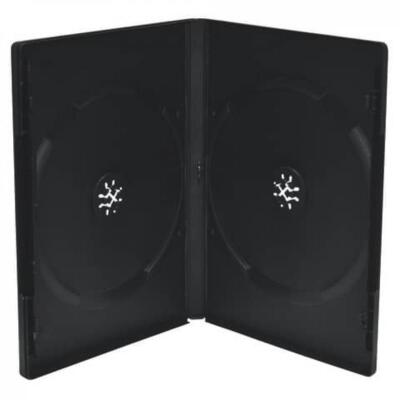 DVD-Leerhülle für 2 Discs 14mm schwarz 5er Pack MEDIARANGE BOX30-2 (426005712020