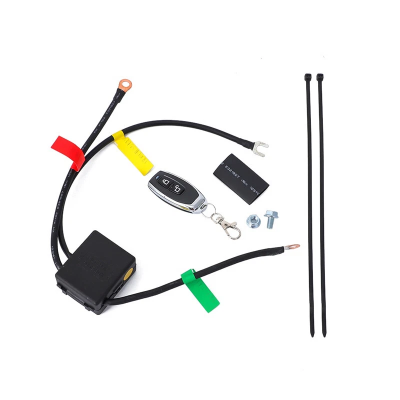 Controle remoto interruptor mestre isolador corte desconexão bateria motocicleta 12V - Imagem 3 de 4