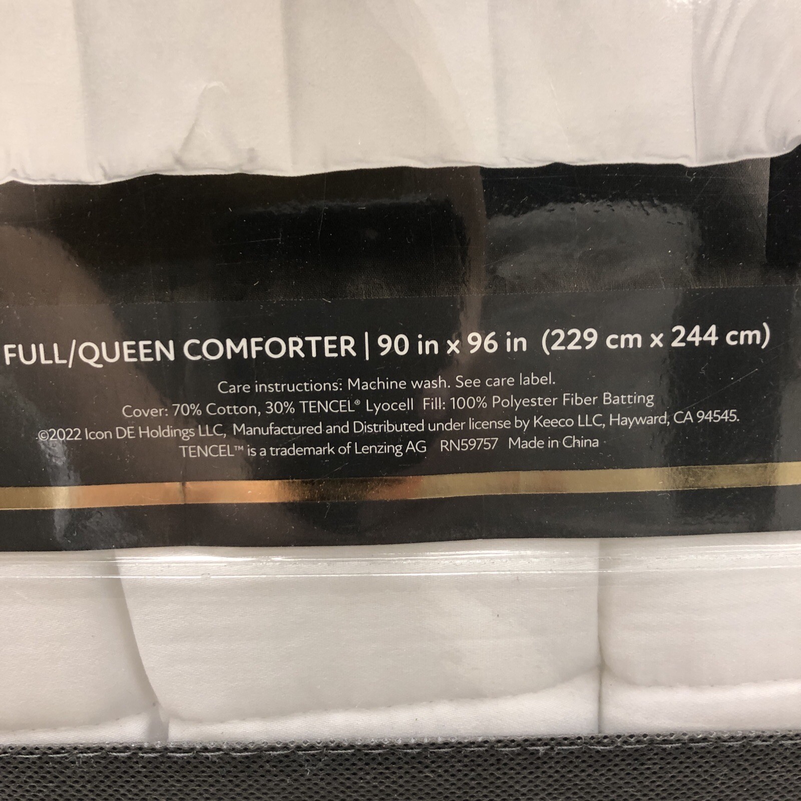 Fieldcrest Luxury Warmth Down Alternative Comforter Full/Queen Bright White eBay