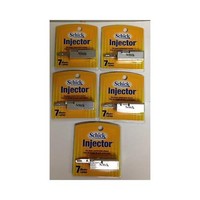 Schick Injector Blades With Durable Chromium 7 Blades Per Pack - Pack Of 5 on sale Schick Injector Blades With Durable Chromium 7 Blades Per Pack - Pack Of 5 on sale
