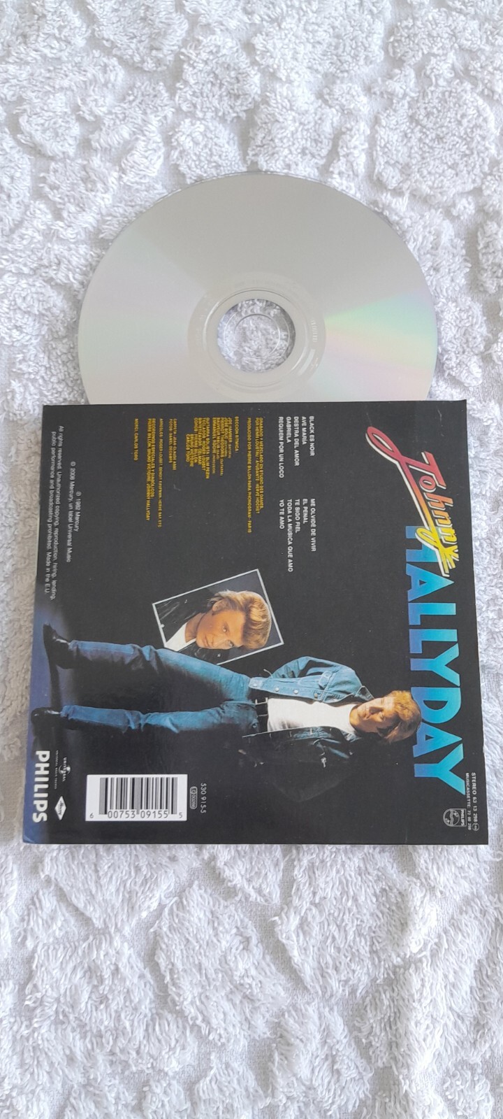CD chante en espagnol Johnny Hallyday eBay