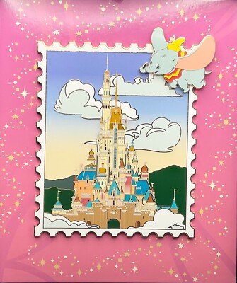 Disney WDI 2022 Castles of Disney Parks HKDL Dumbo LE300 Box Pin