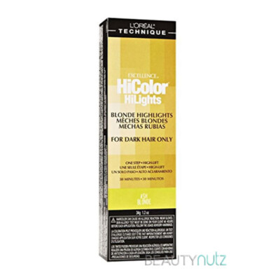 (2 PACKS) L'Oreal Excellence HiColor HiLights for Dark Hair 1.2 oz (4 colors)