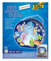 Folia 68105 - Laternen-Bastelset, Unterwasserwelt Inklusive Laternenstab Und Led
