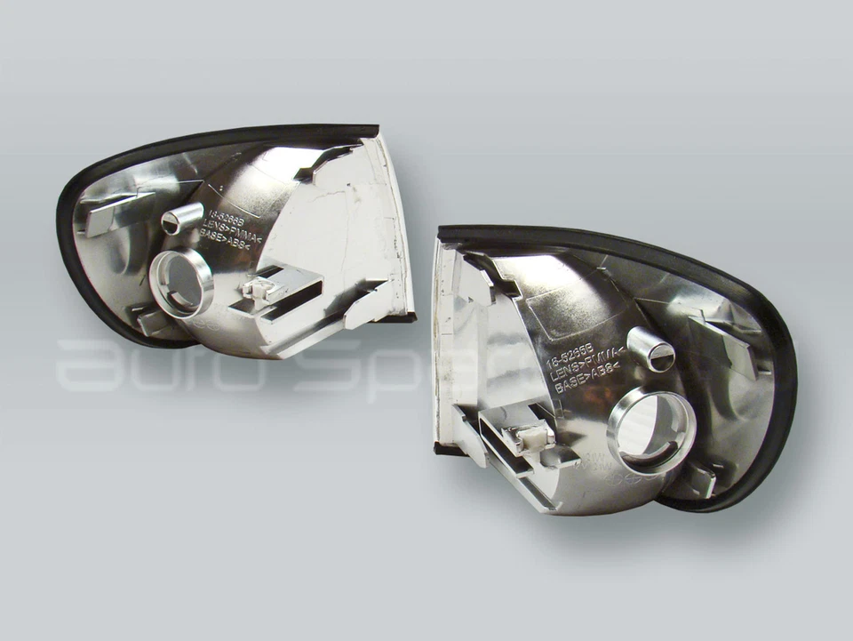 TYC Clear Corner Lights Parking Lamps PAIR fits 1995-1997 AUDI A6 - Image 2 of 2