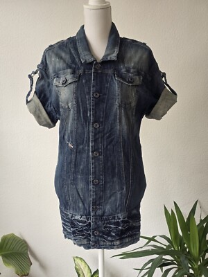 Diesel Denim Mini Dress Size XS | eBay